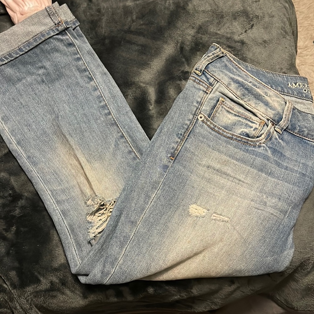 American Eagle artist crop stretch regular length capris